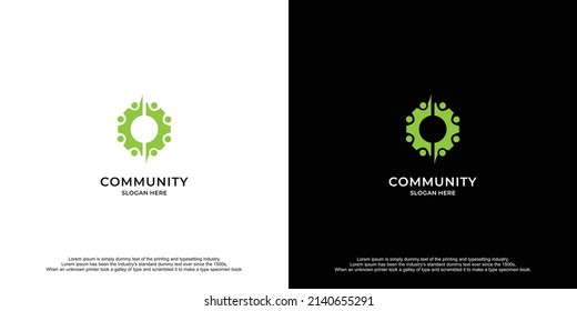 Community Creative Idea Logo Design.
