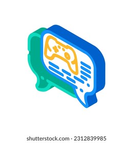 community cyber sport isometric icon vector. community cyber sport sign. isolated symbol illustration