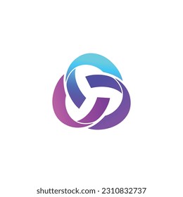 Community design concept, colorfully combining circle shapes and people