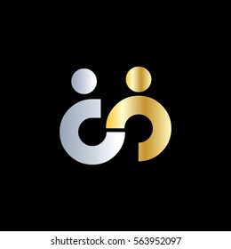 Community Design Logo. Initial Letter CO For Company