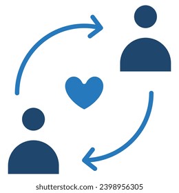 Community engagement Icon line vector illustration