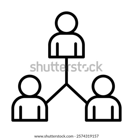 Community Engagement icon line vector illustration