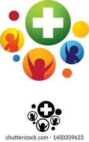 Community family health logo vector