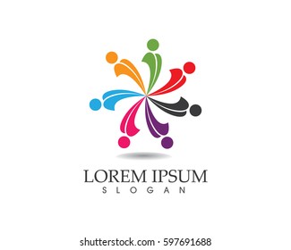 Community flower logo