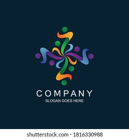 Diseño de logotipo comunitario y fundacional