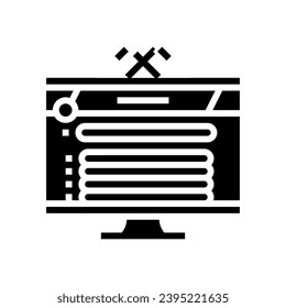 community game development glyph icon vector. community game development sign. isolated symbol illustration