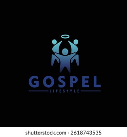 Community Gospel youth church logo template