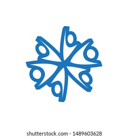 Community graphic design template vector isolated illustration