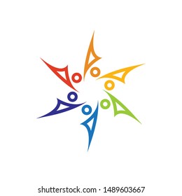 Community graphic design template vector isolated illustration