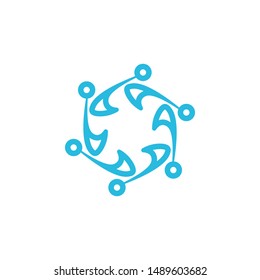 Community graphic design template vector isolated illustration