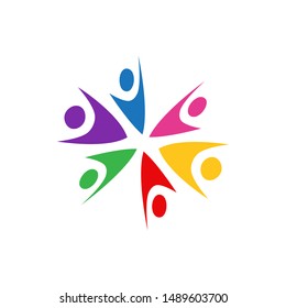 Community graphic design template vector isolated illustration