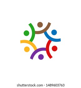 Community graphic design template vector isolated illustration