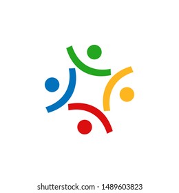 Community graphic design template vector isolated illustration