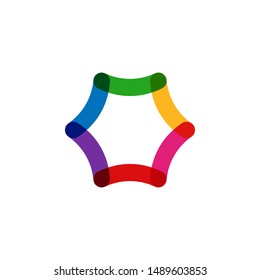 Community graphic design template vector isolated illustration