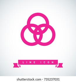 Community group line vector icon
