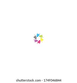 Community group, People group, Care logo icon illustration