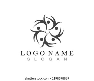 Community group people logo and symbol