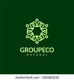 Community and human logo combination, design inspiration vector template for any purpose