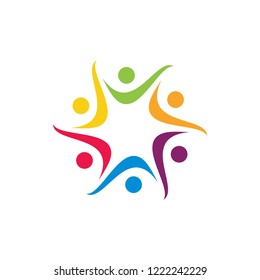 Community Human and social Logo template vector icon