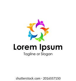 Community Human Social, Einheit, Verbindung, Relation Logo Templates
