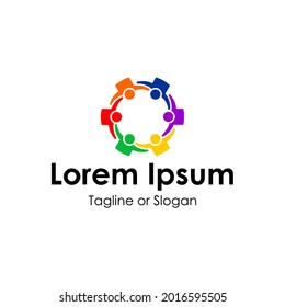 Community Human Social, Einheit, Verbindung, Relation Logo Templates