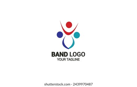 Community human social, unidad, juntos, conexión, relación logo plantilla de diseño.
