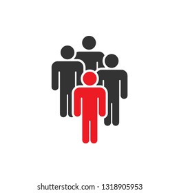 Community icon design template vector graphic illustration