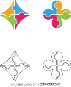 Community icon design template VECTORS AND SYMBOLS 
