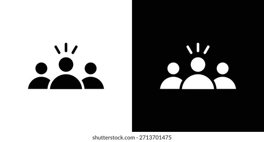 Colección de Vector de diseño de iconos comunitarios.
