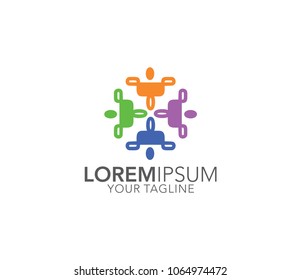 Community icon. group people vector