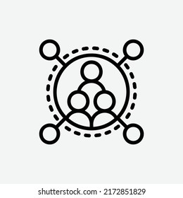  community icon, isolated student community icon in light grey background, perfect for website, blog, logo, graphic design, social media, UI, mobile app