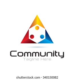 Community Icon Logotype Elements