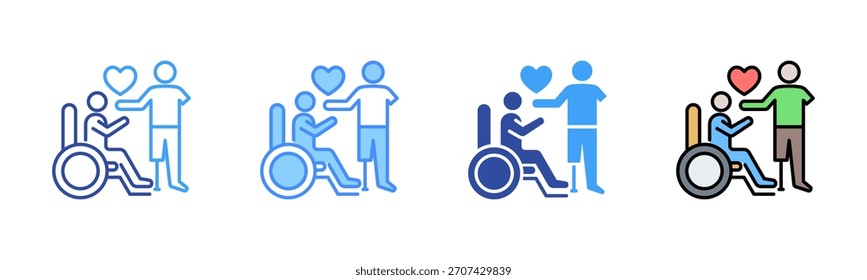 Icono de la comunidad, conjunto de iconos de múltiples estilos