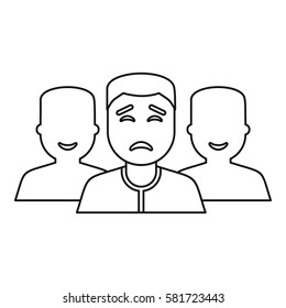 Similar Images, Stock Photos & Vectors of People group icon. Simple