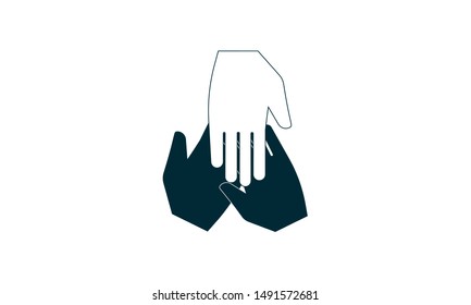 Community icon . Vector illustration style is flat iconic symbols.
