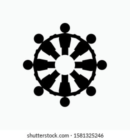 Community Icon - Vector, Sign and Symbol for Design, Presentation, Website or Apps Elements.