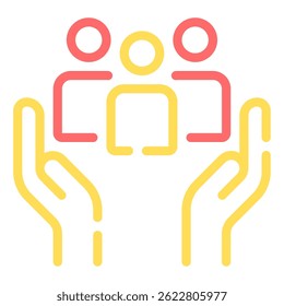 Community-Symbol, für Web, App, Infografik usw.
