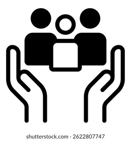 Icono de la comunidad, para el Web, App, infografía, etc