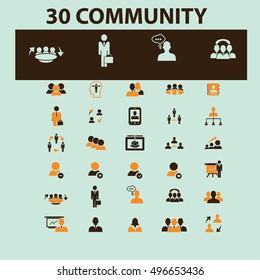 iconos de la comunidad