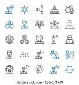 Community Icons Set. Collection Of Community With Network, Employee, Like, User, Friends, Employees, Add User, Users, Priest, Team, Networking. Editable And Scalable Community Icons.