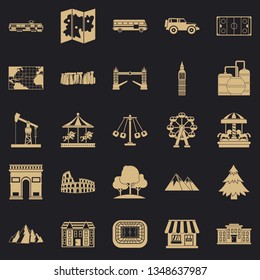 Community icons set. Simple set of 25 community vector icons for web for any design