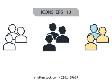 community icons  symbol vector elements for infographic web