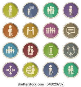 Community label icons for web