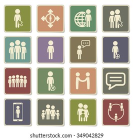 Community label icons for web