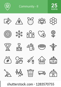 Community Line Icons