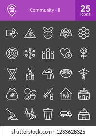 Community Line Icons