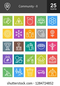 Community Line Icons