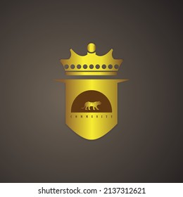 Community Logo 3d vector template design illustration