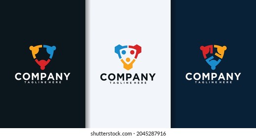 community logo collection. Logo Design Vector