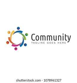 community logo design concept